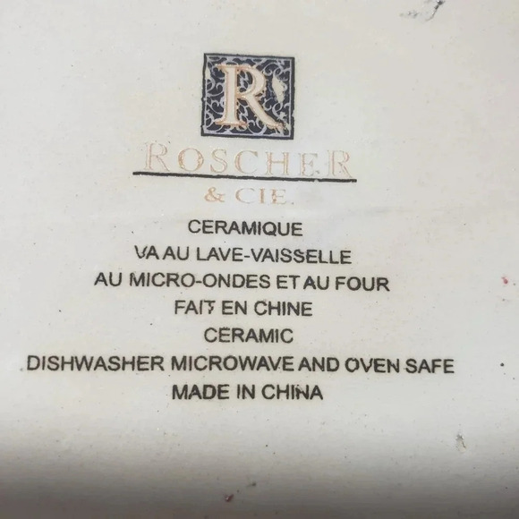 Roscher & CIE Orange/Red Ceramic Bean Pot with Lid. - Picture 8 of 8